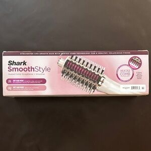 Shark SmoothStyle Heated Hair Comb - Pink and Black